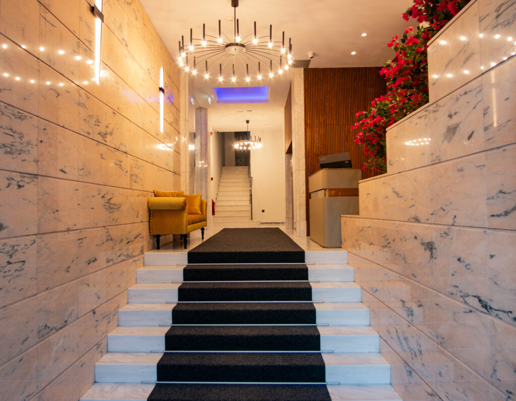 Reception entrance